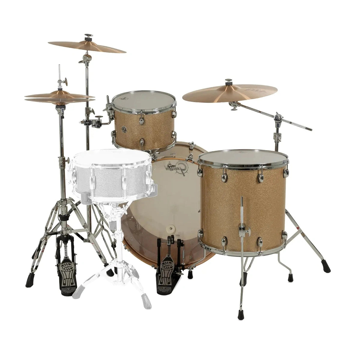 Gretsch Catalina Club CC2 3pc Drum Set 24/13/16 Sahara Sparkle - Drum Center Of Portsmouth