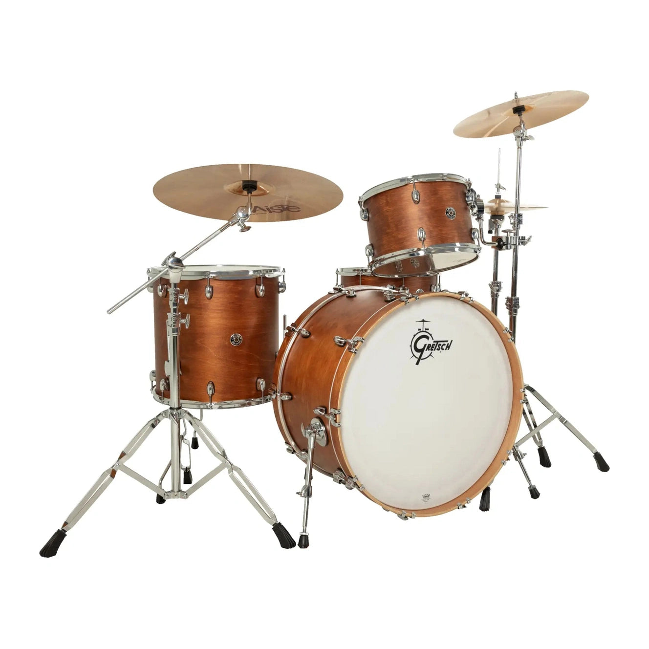 Gretsch Catalina Club CC2 3pc Drum Set 24/13/16 Satin Walnut Glaze - Drum Center Of Portsmouth
