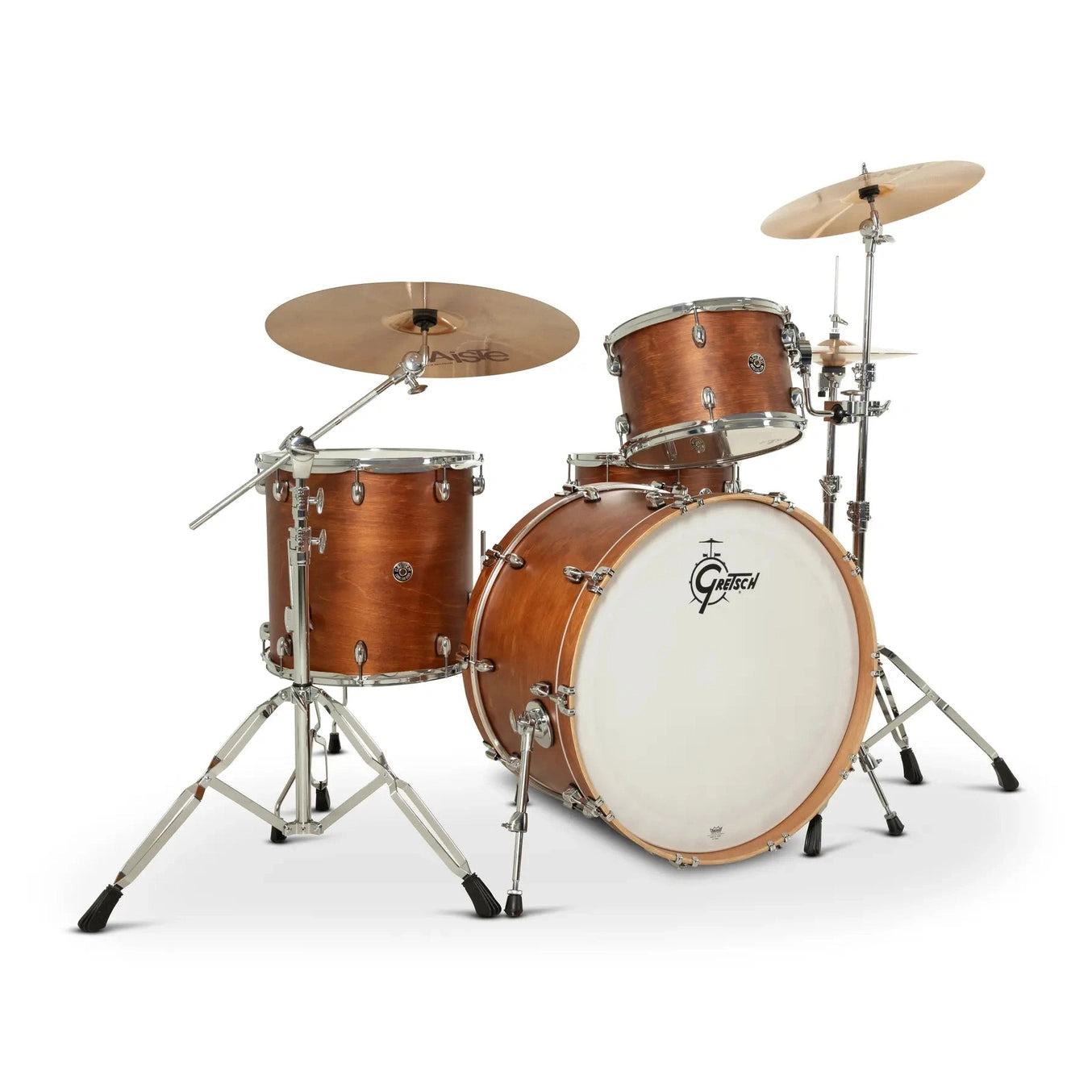 Gretsch Catalina Club CC2 3pc Drum Set 24/13/16 Satin Walnut Glaze - Drum Center Of Portsmouth