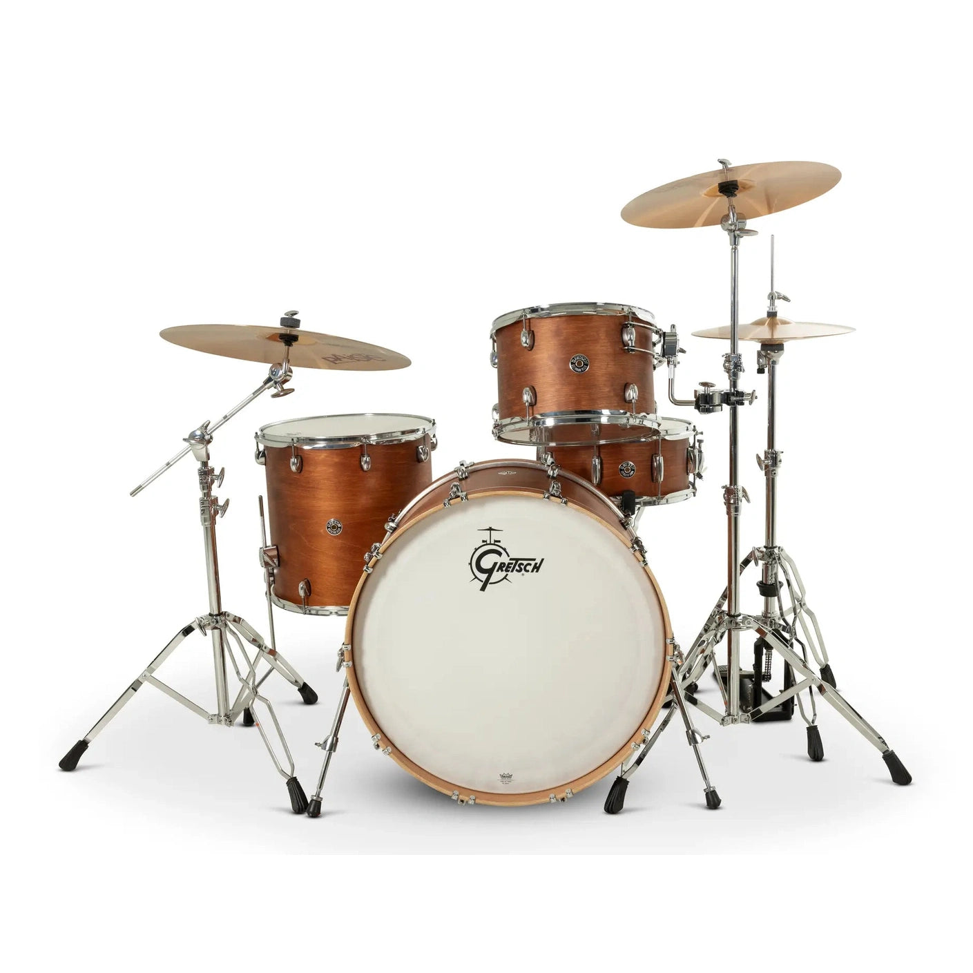 Gretsch Catalina Club CC2 3pc Drum Set 24/13/16 Satin Walnut Glaze - Drum Center Of Portsmouth