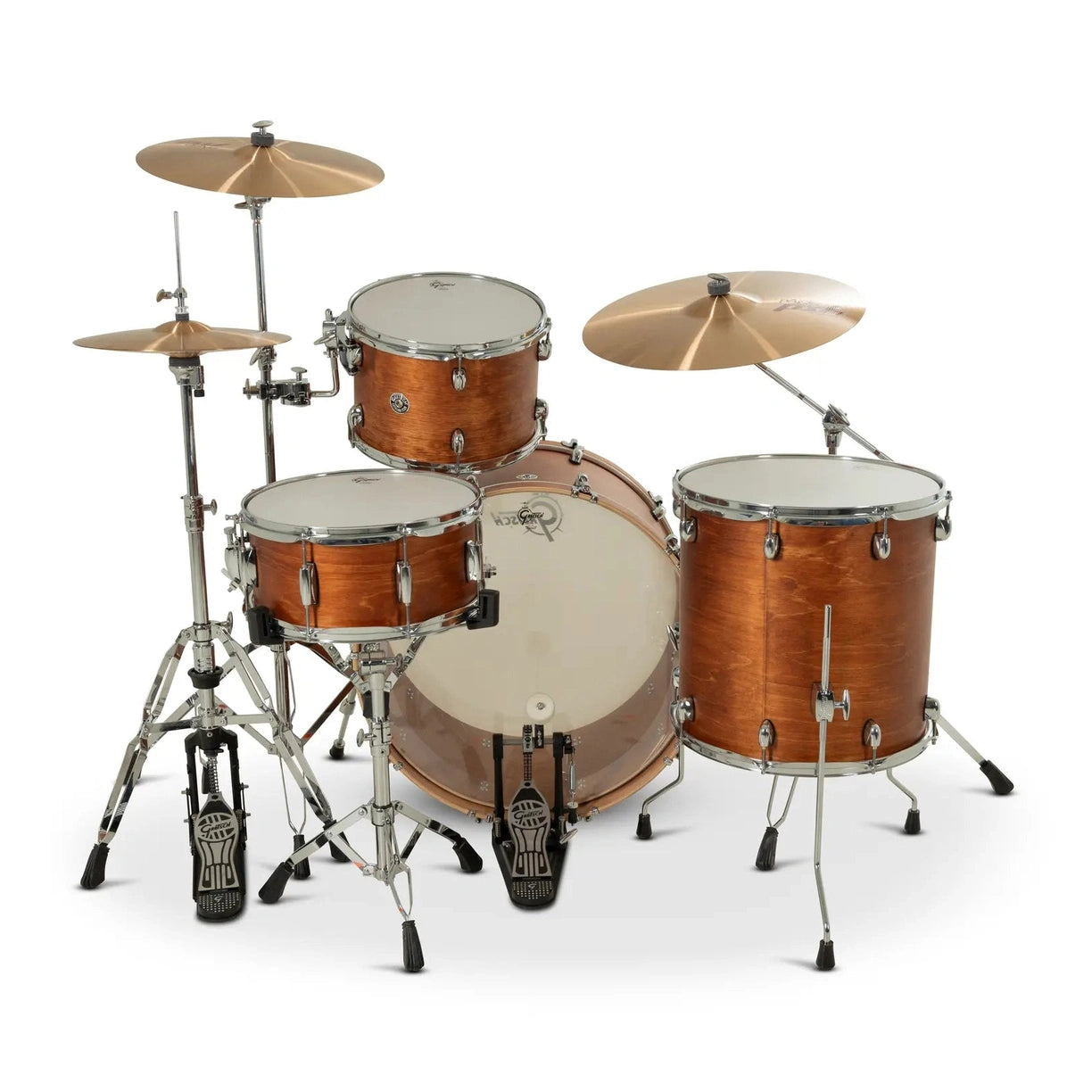Gretsch Catalina Club CC2 3pc Drum Set 24/13/16 Satin Walnut Glaze - Drum Center Of Portsmouth