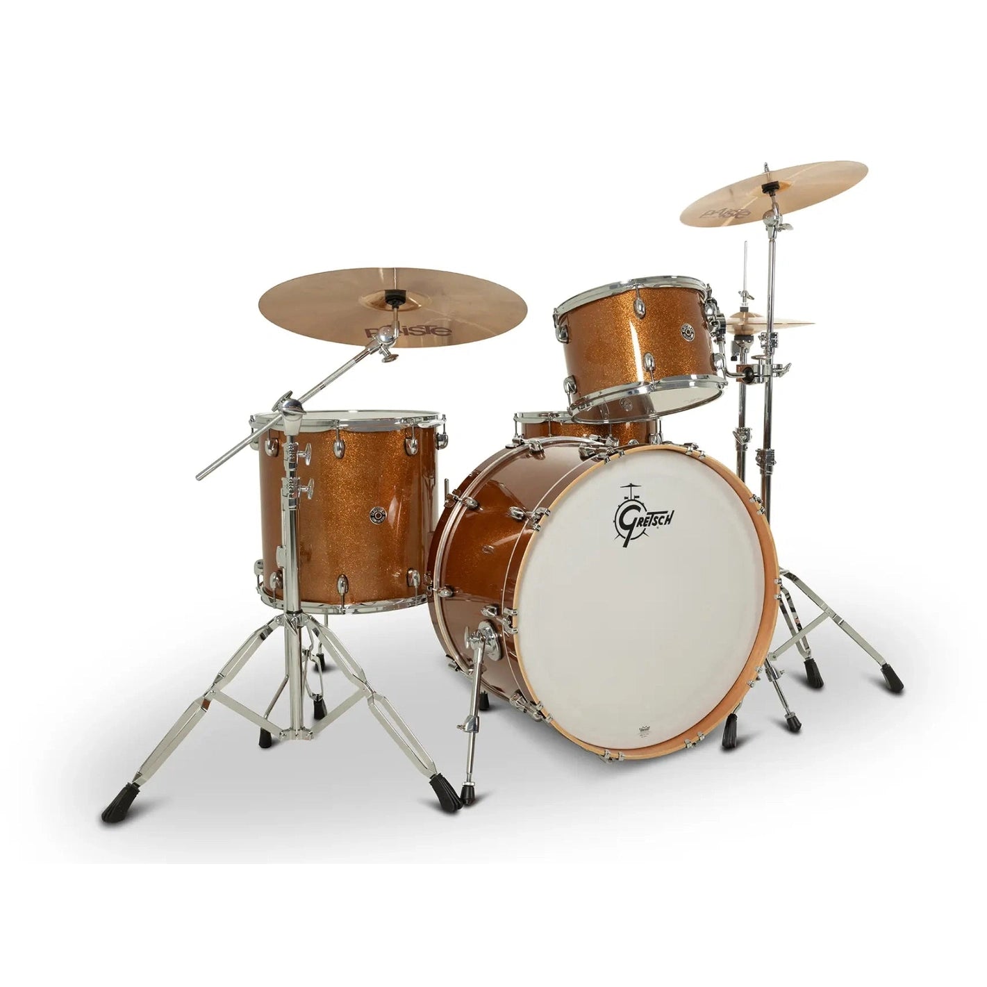 Gretsch Catalina Club CC2 4pc Drum Set 24/13/16/14 Bronze Sparkle - Drum Center Of Portsmouth