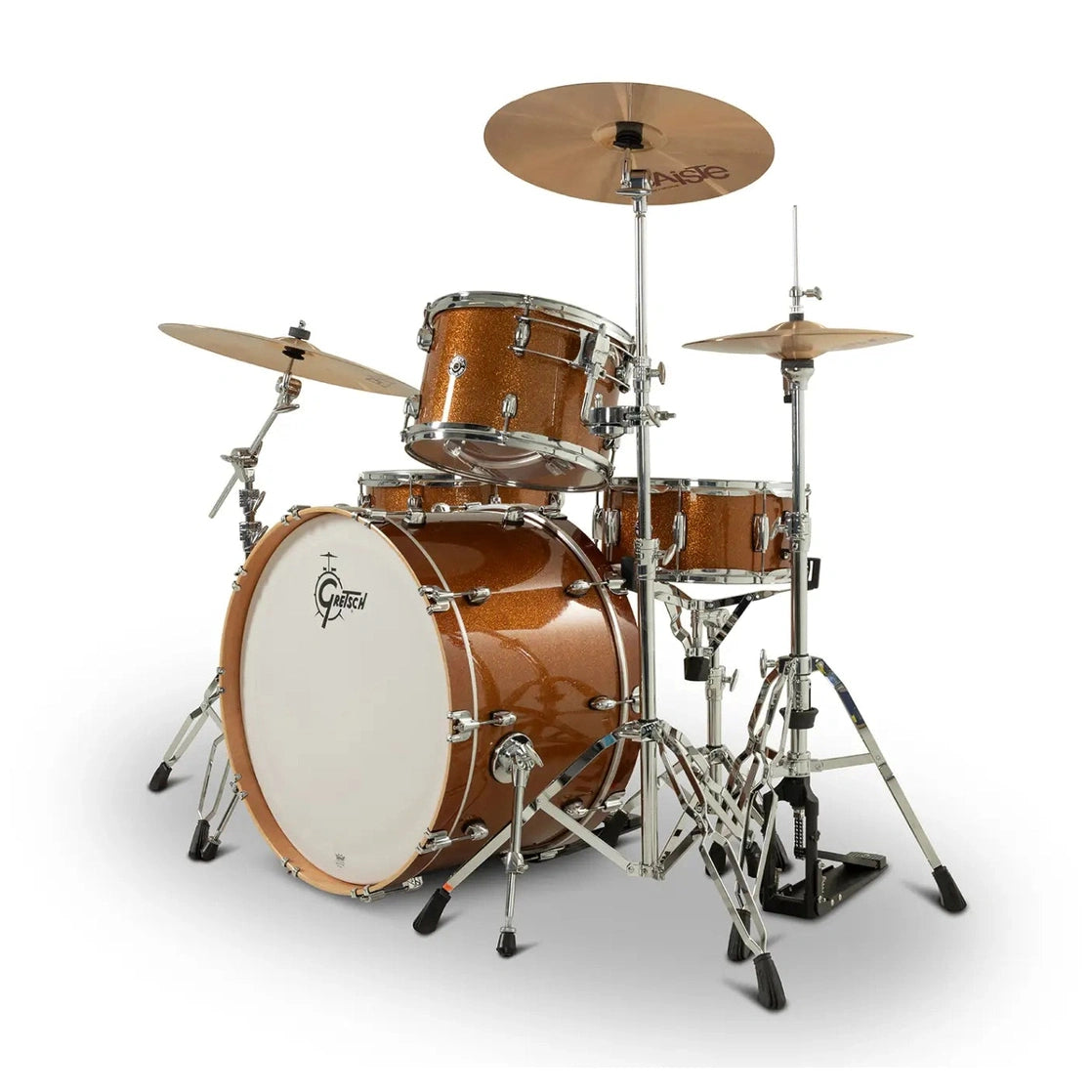 Gretsch Catalina Club CC2 4pc Drum Set 24/13/16/14 Bronze Sparkle - Drum Center Of Portsmouth