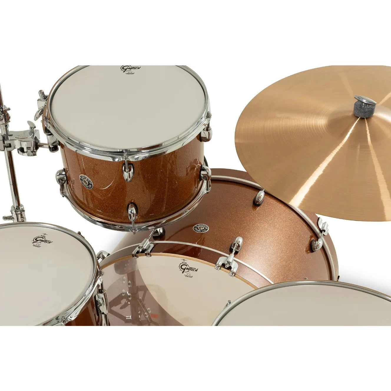 Gretsch Catalina Club CC2 4pc Drum Set 24/13/16/14 Bronze Sparkle - Drum Center Of Portsmouth