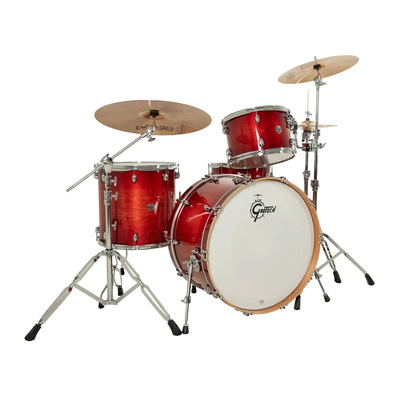 Gretsch Catalina Club CC2 4pc Drum Set 24/13/16/14 Gloss Crimson Burst - Drum Center Of Portsmouth