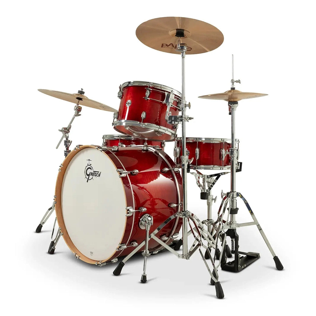Gretsch Catalina Club CC2 4pc Drum Set 24/13/16/14 Gloss Crimson Burst