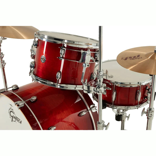 Gretsch Catalina Club CC2 4pc Drum Set 24/13/16/14 Gloss Crimson Burst - Drum Center Of Portsmouth