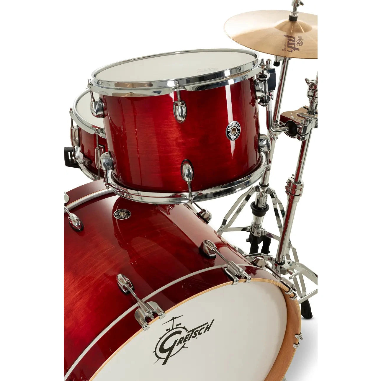 Gretsch Catalina Club CC2 4pc Drum Set 24/13/16/14 Gloss Crimson Burst - Drum Center Of Portsmouth