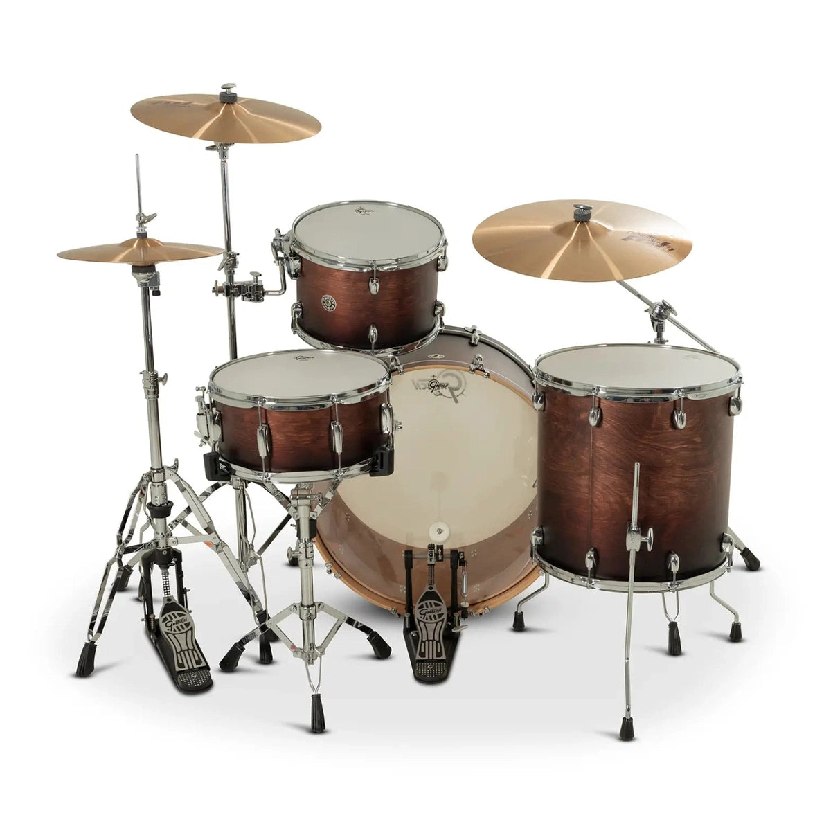 Gretsch Catalina Club CC2 4pc Drum Set 24/13/16/14 Satin Antique Fade - Drum Center Of Portsmouth