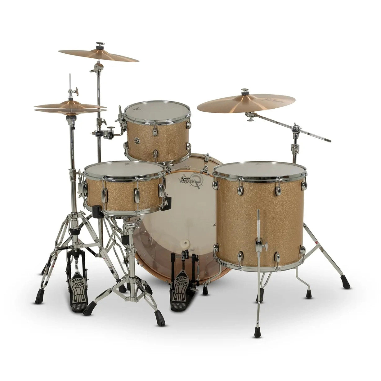 Gretsch Catalina Club CC2 4pc Drum Set 24/13/16/14 Sahara Sparkle - Drum Center Of Portsmouth
