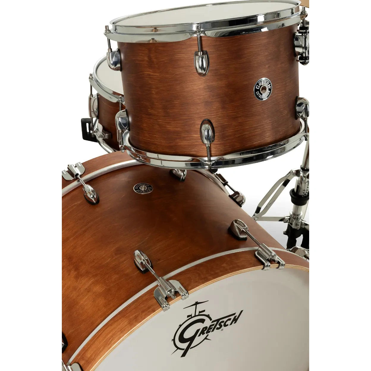 Gretsch Catalina Club CC2 4pc Drum Set 24/13/16/14 Satin Walnut Glaze - Drum Center Of Portsmouth