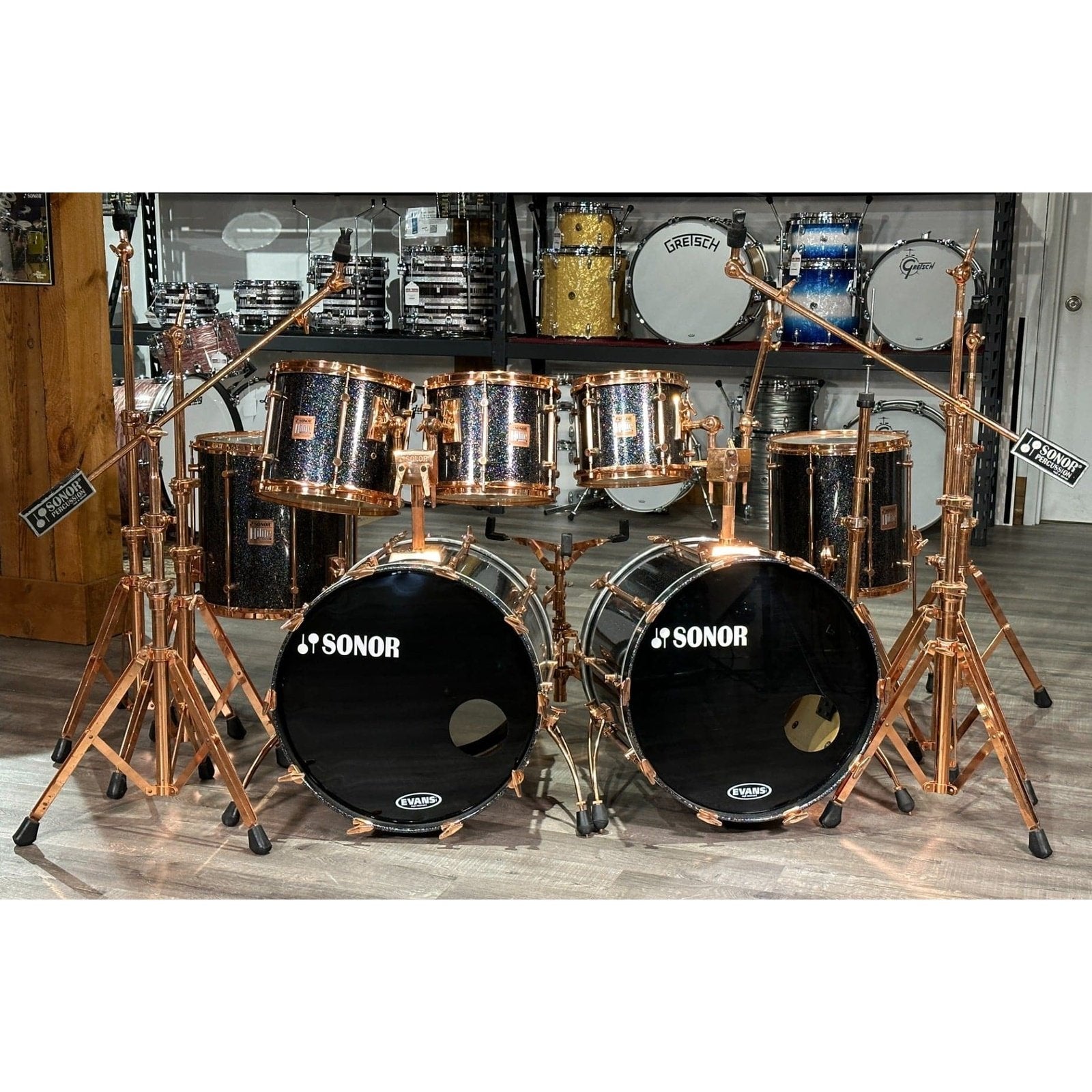 Vintage Sonor Hilite Exclusive Series Double Bass Drum Set