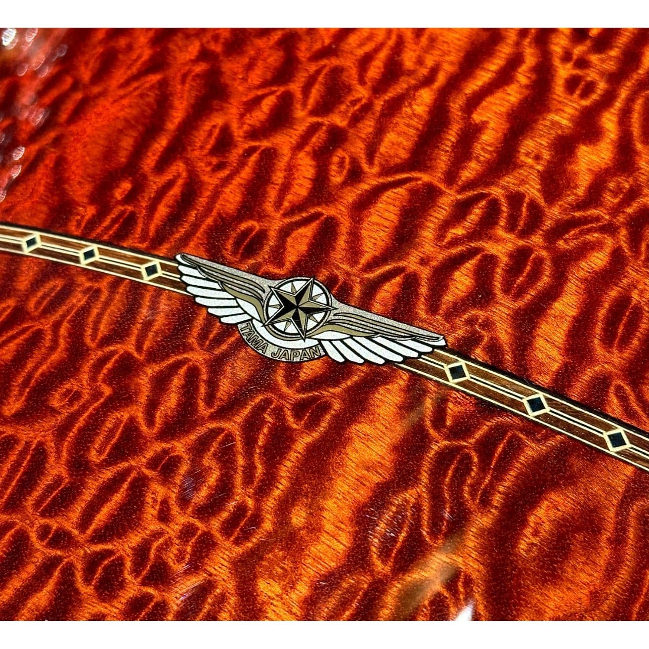 Tama Star Mahogany 5pc Drum Set Quilted Natural Waterfall Sapele