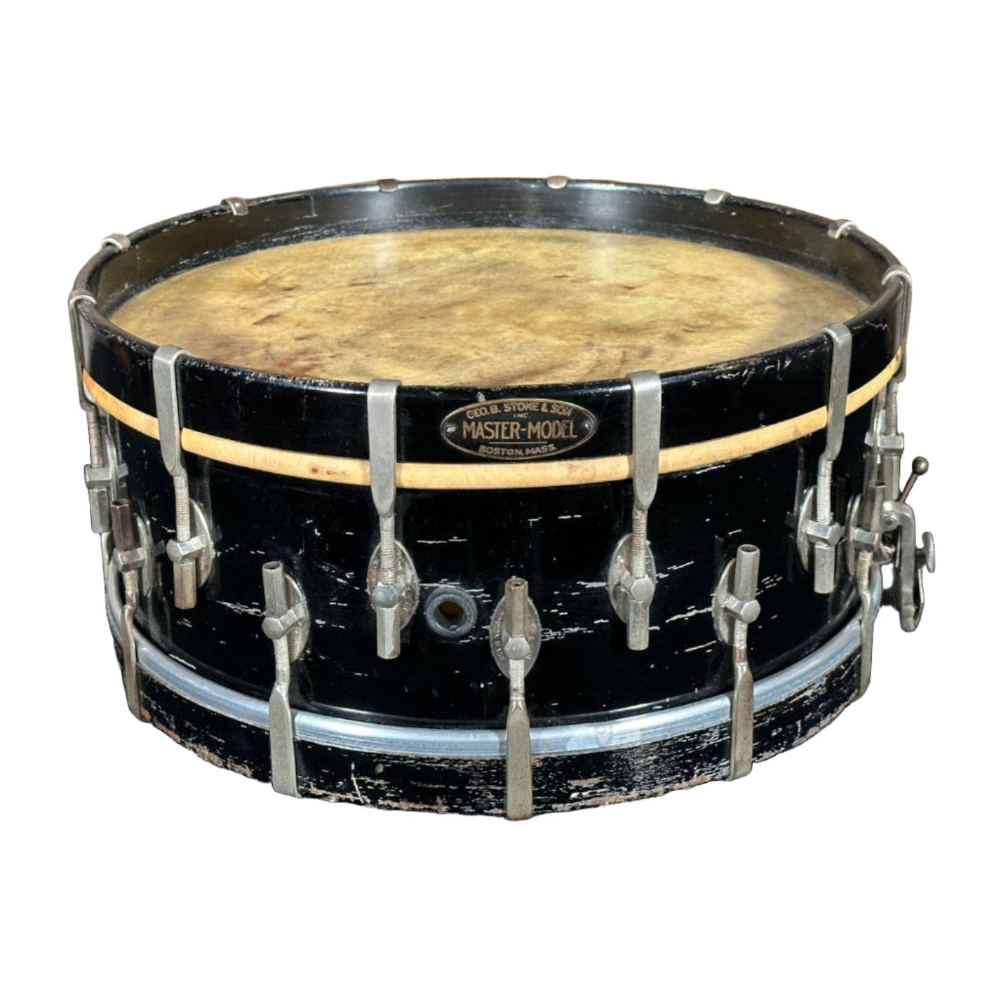 Vintage George B. Stone Master Model Snare Drum - 14x5