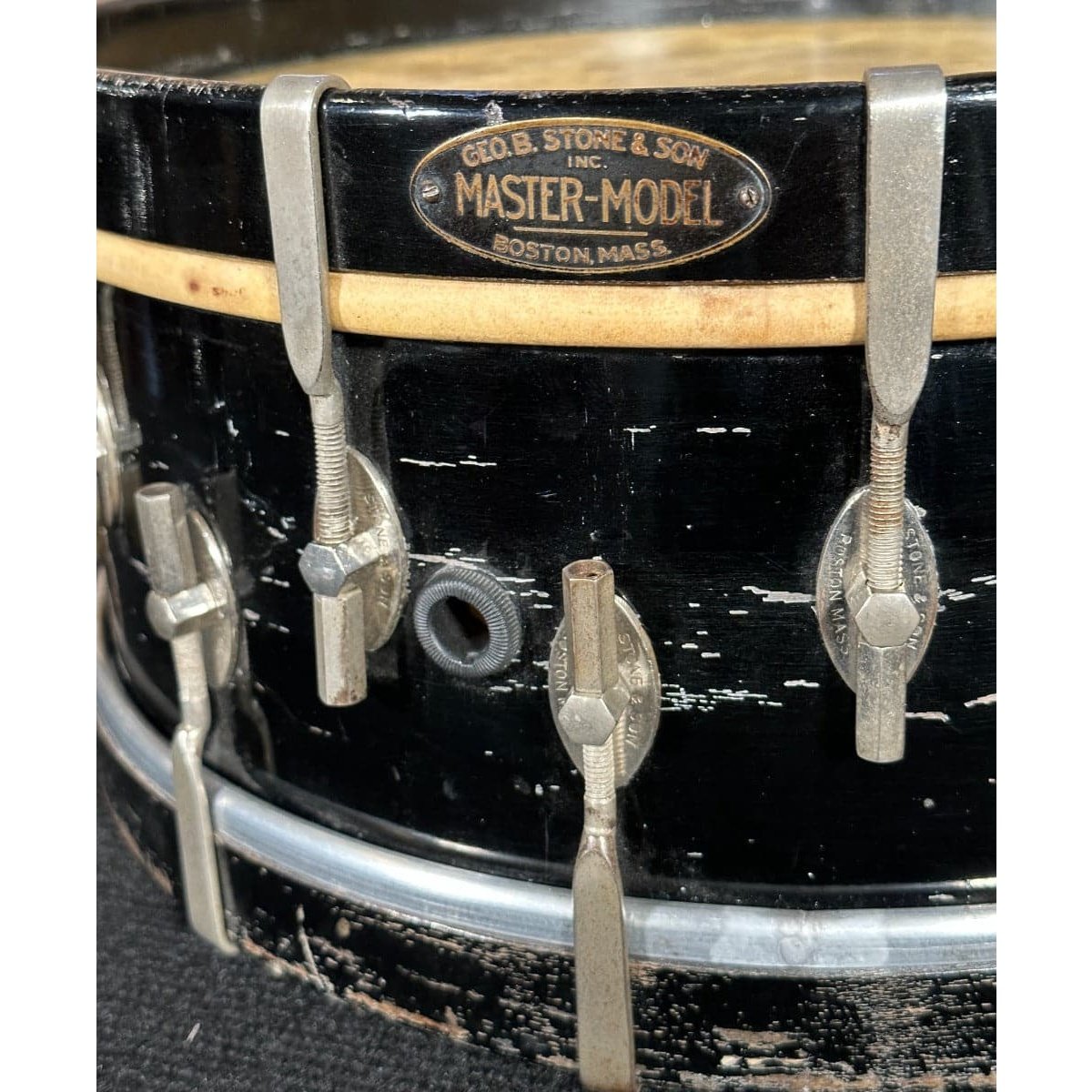 Vintage George B. Stone Master Model Snare Drum - 14x5