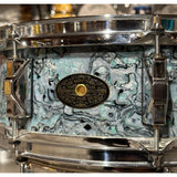 Used Montineri 5pc Maple Drum Set Blue Abalone