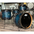 DW Collectors Pure Oak 5pc Drum Set Regal Blue to Candy Black Burst w/Black Nickel Hw