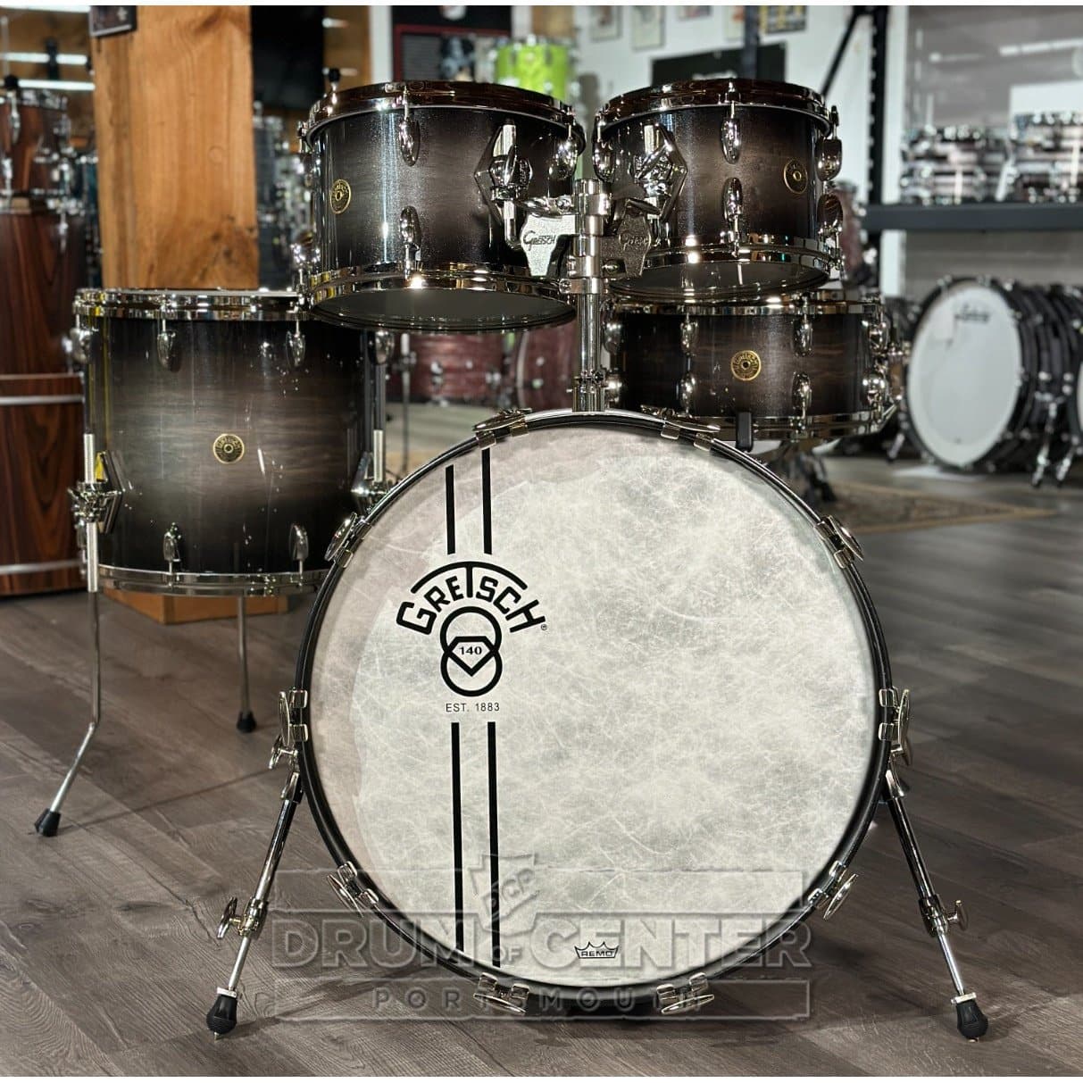 Gretsch Limited Edition 140th Anniversary 5pc Drum Set Ebony Stardust