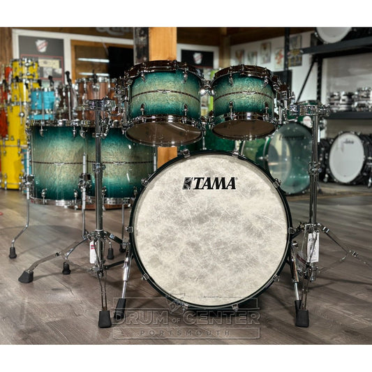 Tama Star Maple Limited Edition 5pc Drum Set Cerulean Birdseye Maple Burst