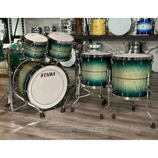 Tama Star Maple Limited Edition 5pc Drum Set Cerulean Birdseye Maple Burst