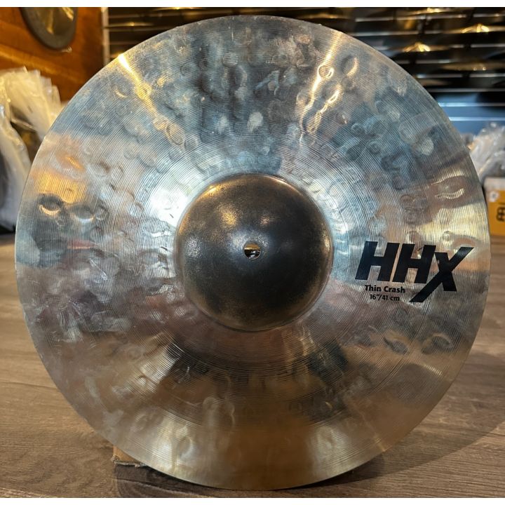 Used Sabian HHX Thin Crash Cymbal 16" Brilliant