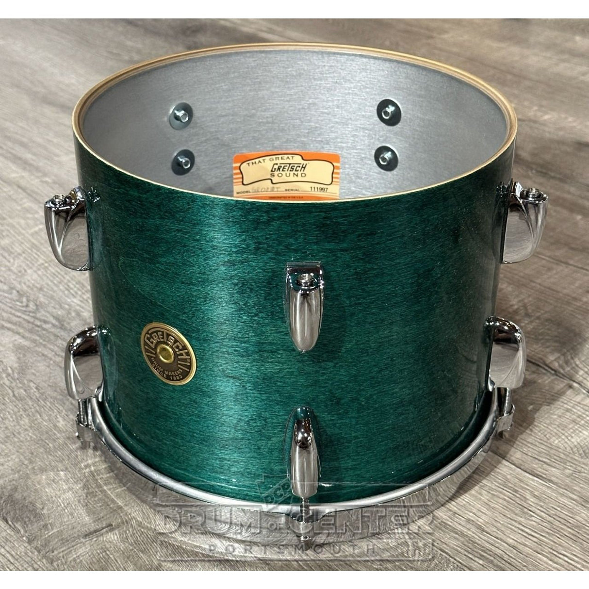 Gretsch USA Custom 5pc Drum Set Caribbean Blue Gloss