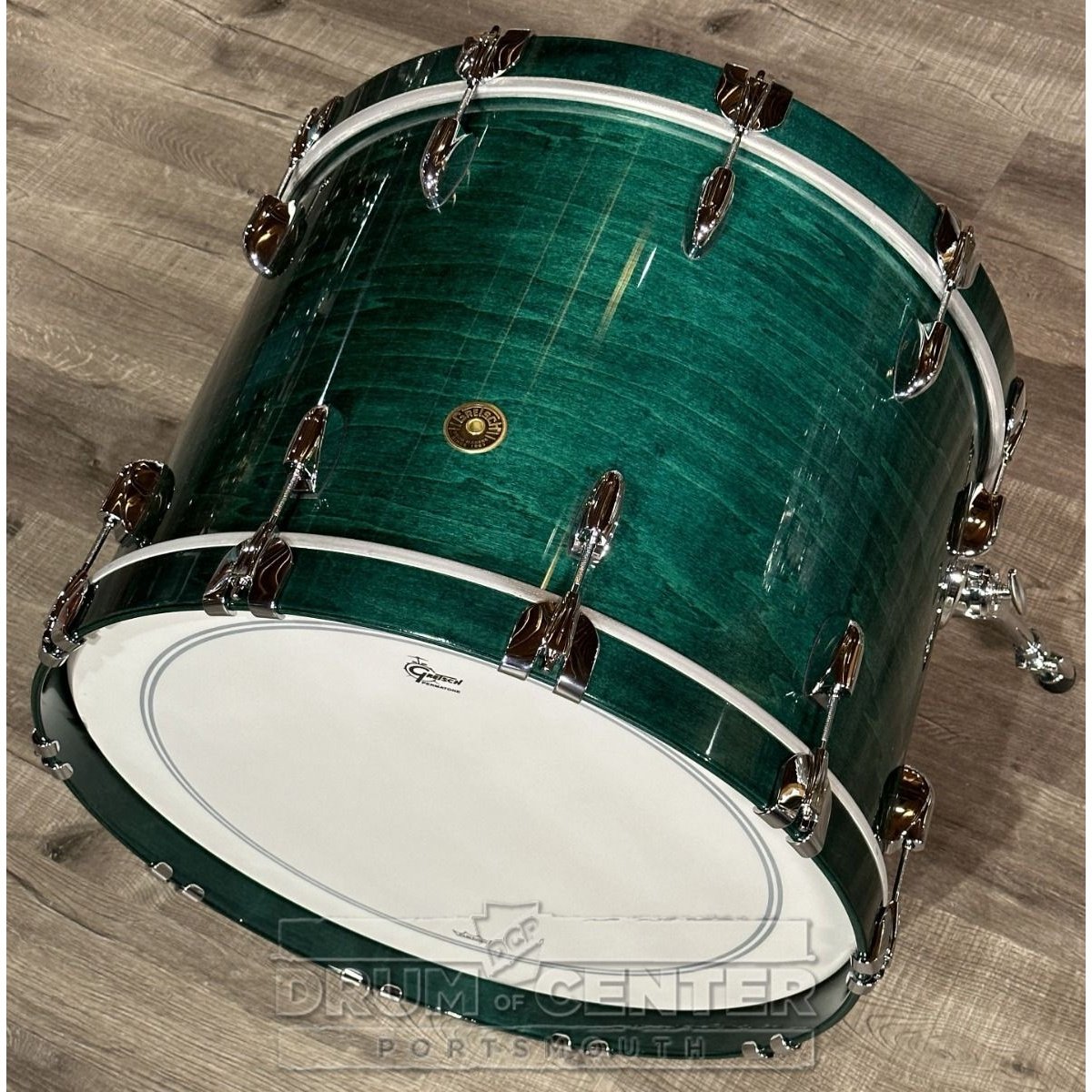 Gretsch USA Custom 5pc Drum Set Caribbean Blue Gloss