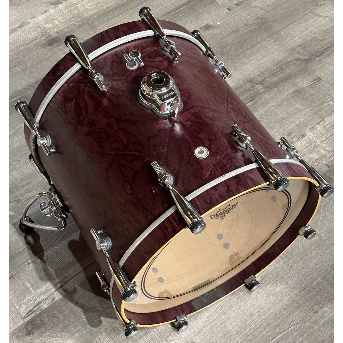 Used Sonor SQ2 Maple 6pc Drum Set Red Wine Dunes