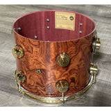 DW Collectors Pure Purpleheart 6pc Drum Set Waterfall Bubinga w/Gold Hw