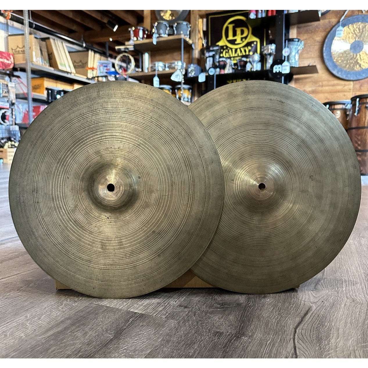 Used Vintage K Istanbul Zildjian Hi Hat Cymbals 14 - 791/904 grams