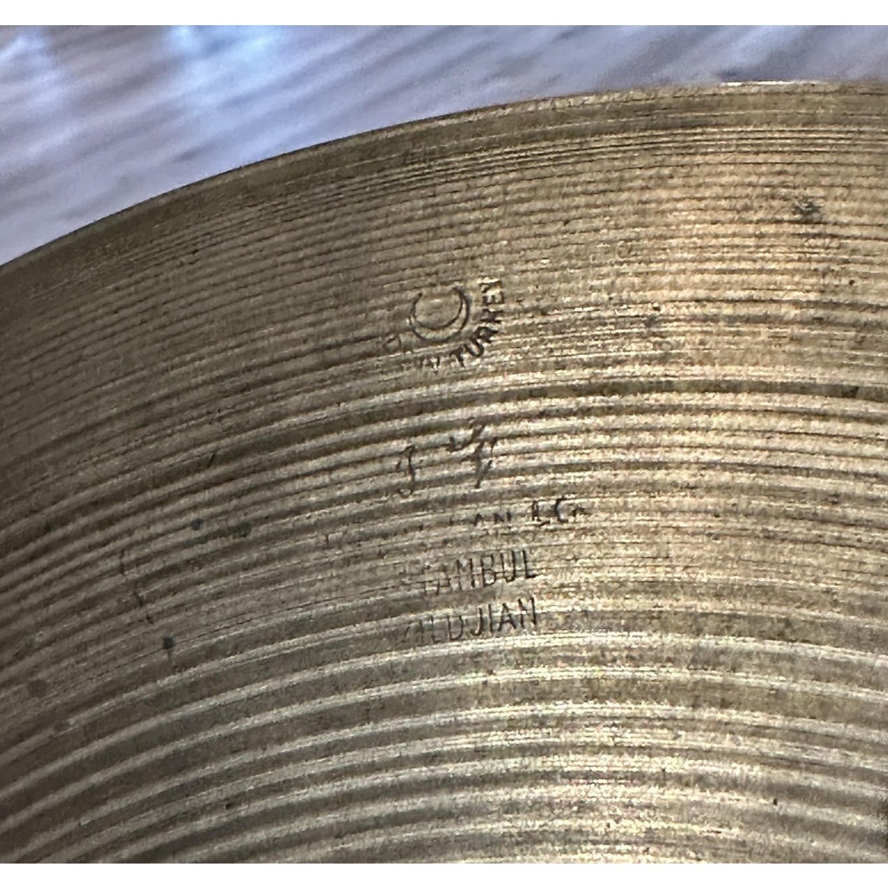 Used Vintage K Istanbul Zildjian Hi Hat Cymbals 14 - 791/904 grams