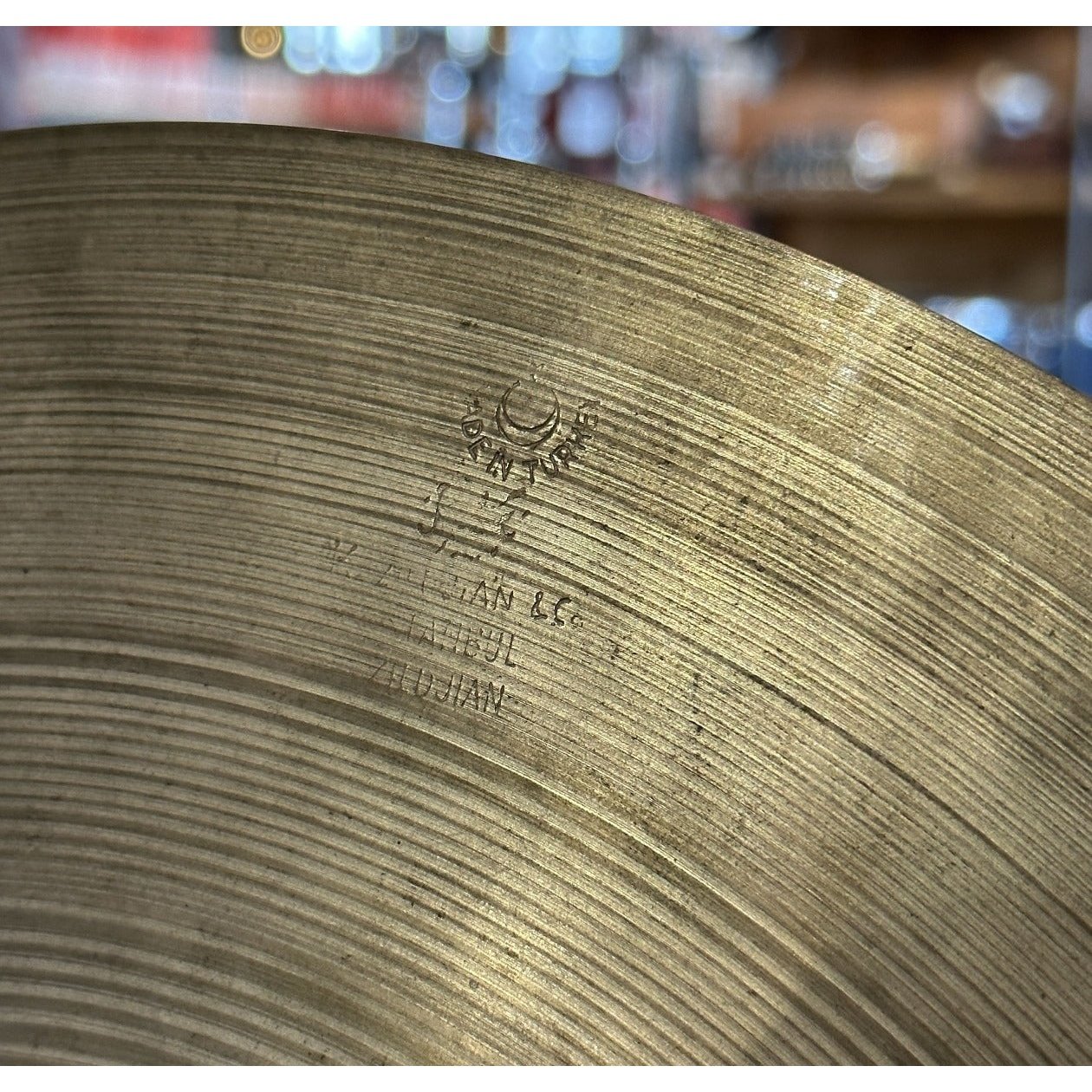 Used Vintage K Istanbul Zildjian Hi Hat Cymbals 14 - 791/904 grams