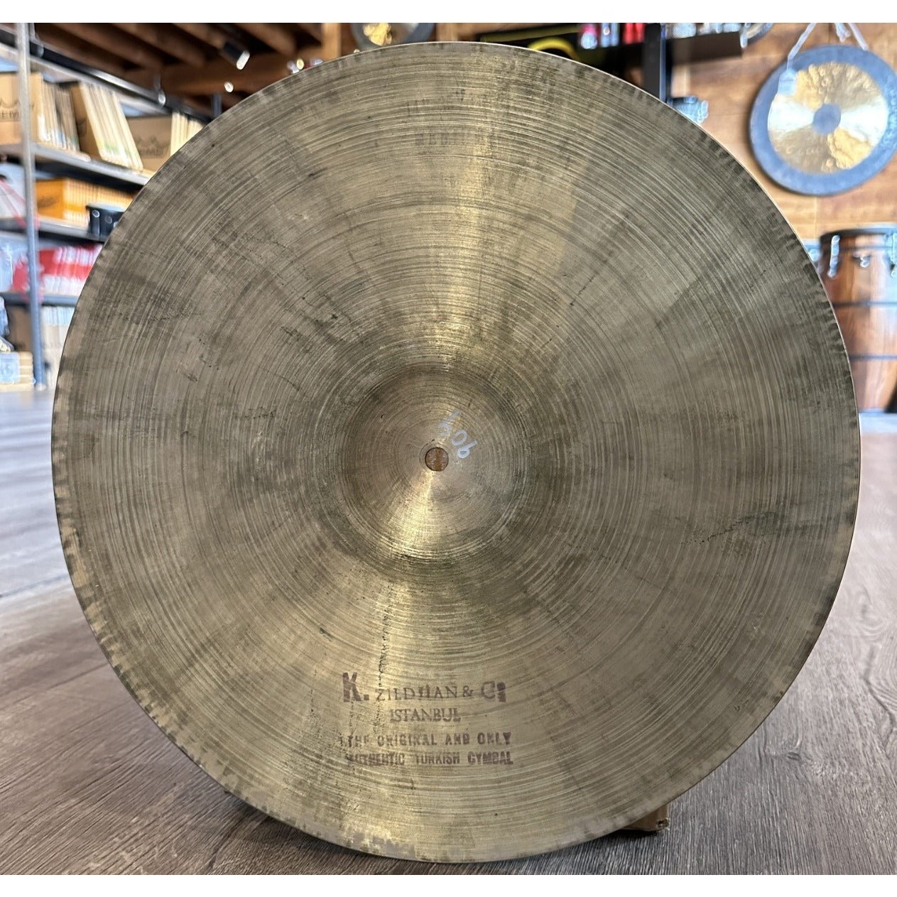Used Vintage K Istanbul Zildjian Hi Hat Cymbals 14 - 791/904 grams