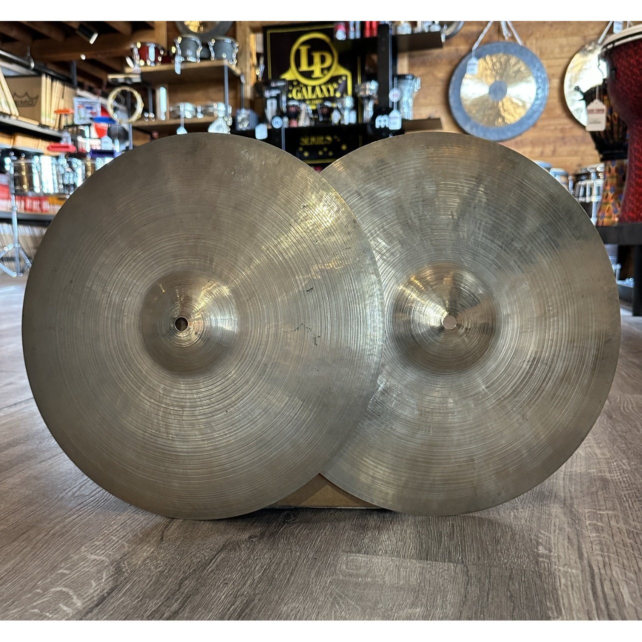 Used Vintage K Istanbul Zildjian Zildjian Hi Hat Cymbals 14 - 714/777 grams