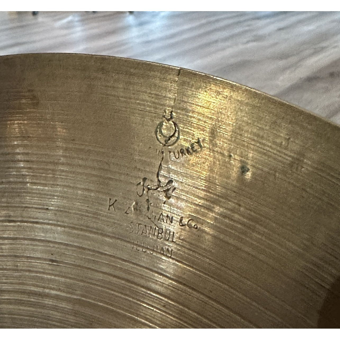 Used Vintage K Istanbul Zildjian Zildjian Hi Hat Cymbals 14 - 714/777 grams