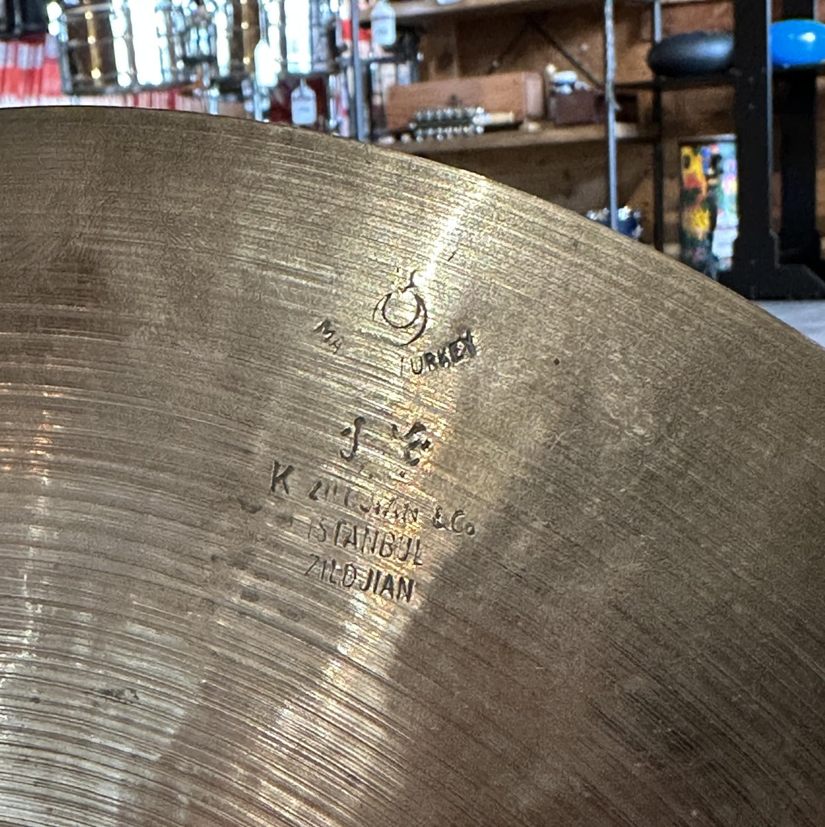 Used Vintage K Istanbul Zildjian Zildjian Hi Hat Cymbals 14 - 714/777 grams