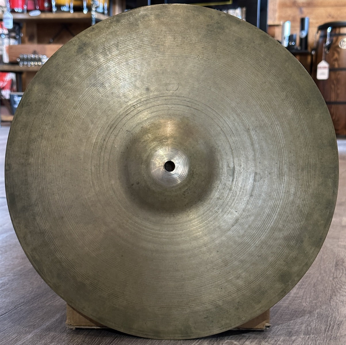 Used Vintage Zildjian Transition Stamp A A Hi Hat Cymbals 14 - 689/709 grams