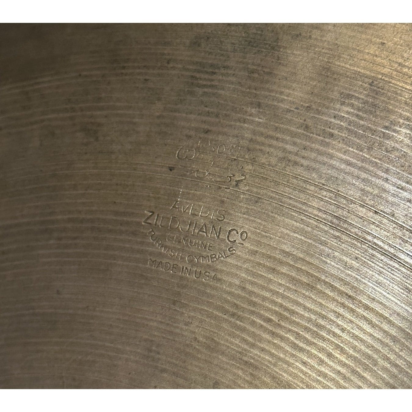 Used Vintage Zildjian Transition Stamp A A Hi Hat Cymbals 14 - 689/709 grams