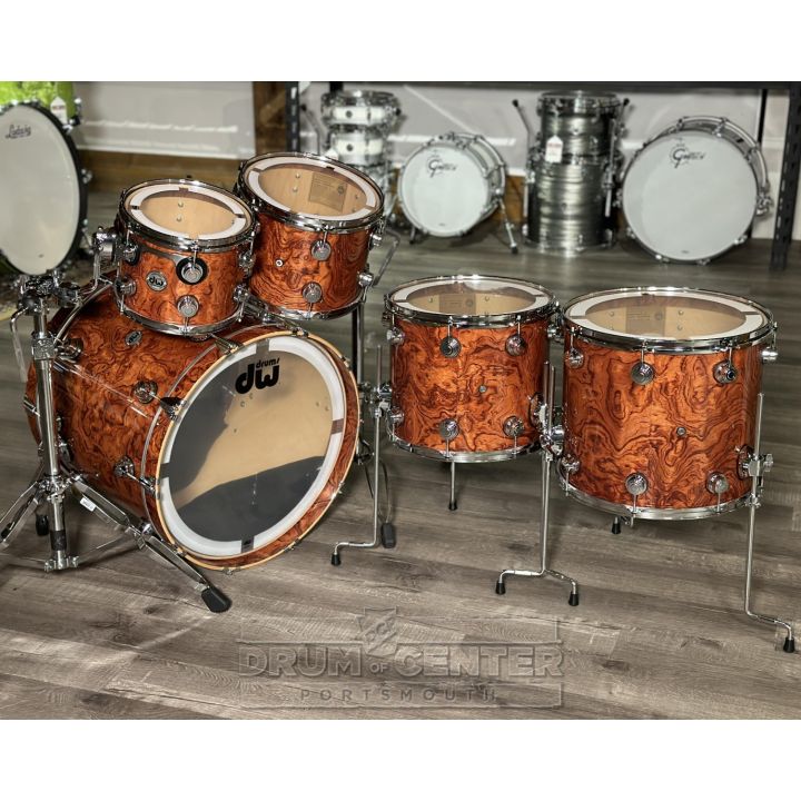 DW Collectors Pure Maple SSC 5pc Drum Set Waterfall Bubinga (1310619)