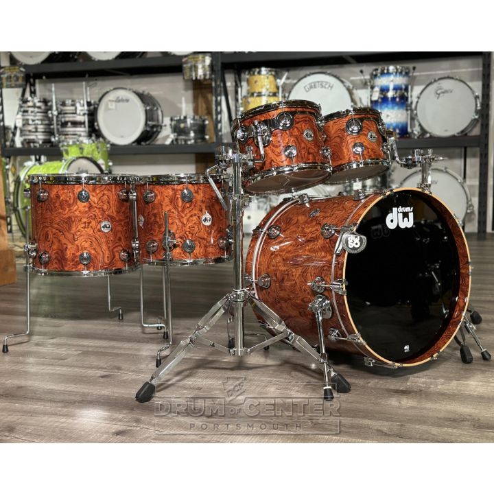 DW Collectors Pure Maple SSC 5pc Drum Set Waterfall Bubinga (1310619)