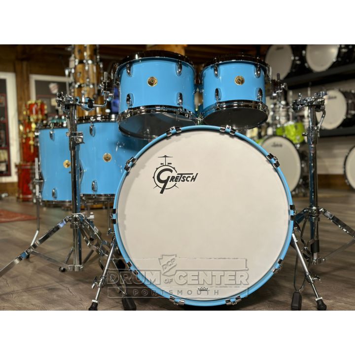 Gretsch USA Custom 5pc Drum Set Powder Blue Gloss