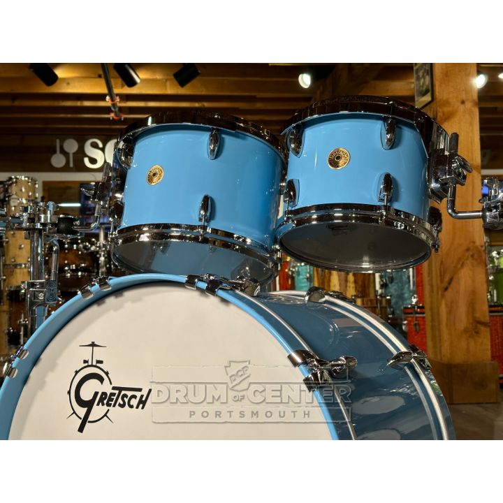 Gretsch USA Custom 5pc Drum Set Powder Blue Gloss
