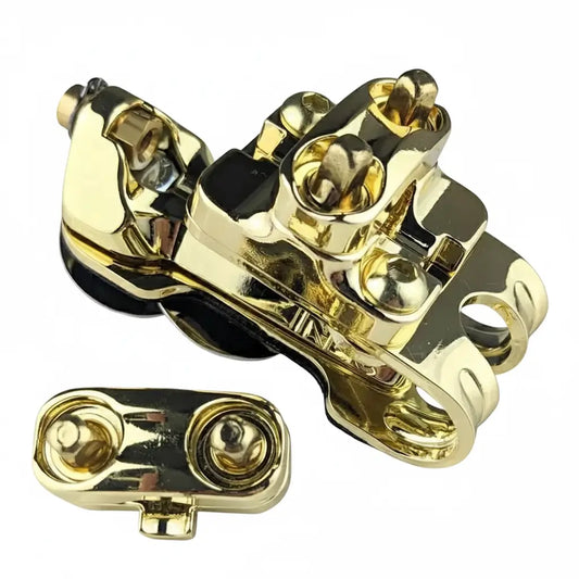 INDe Drum Labs BR3 No-Drill Tom/Accessory Mount Bracket Brass - Drum Center Of Portsmouth