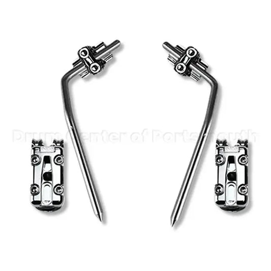 INDe Drum Labs Ultralight Spur Pair 10" w/RST Brackets - Drum Center Of Portsmouth
