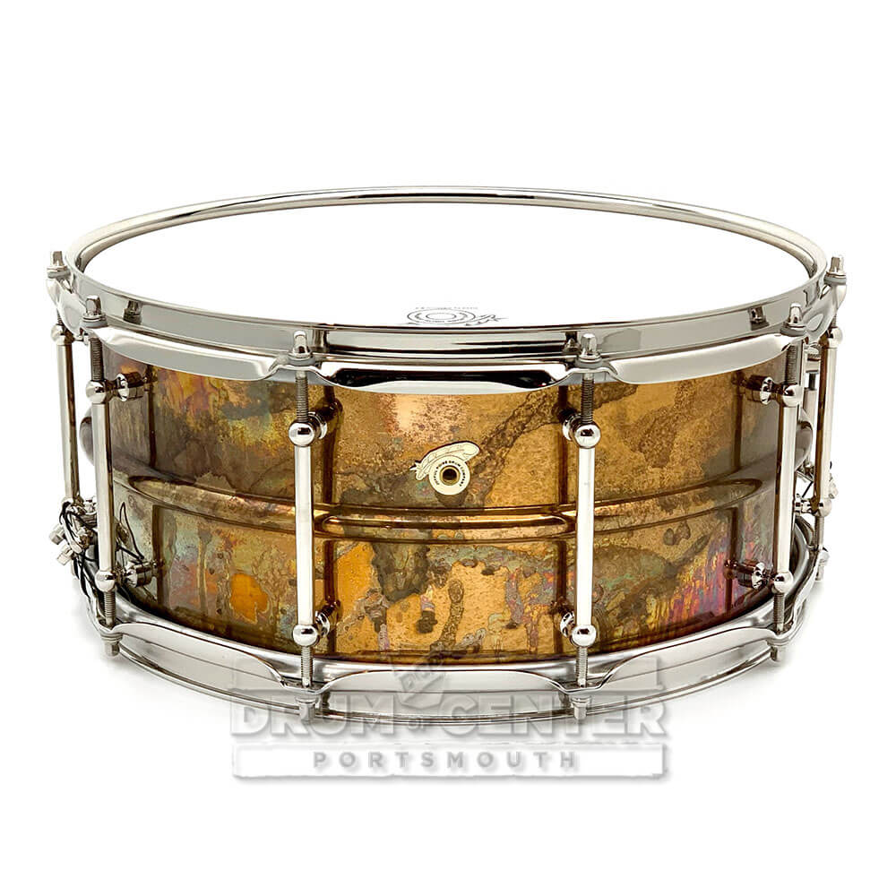 Joyful Noise Beacon Bronze Snare Drum 14x6.5 Ferric Patina