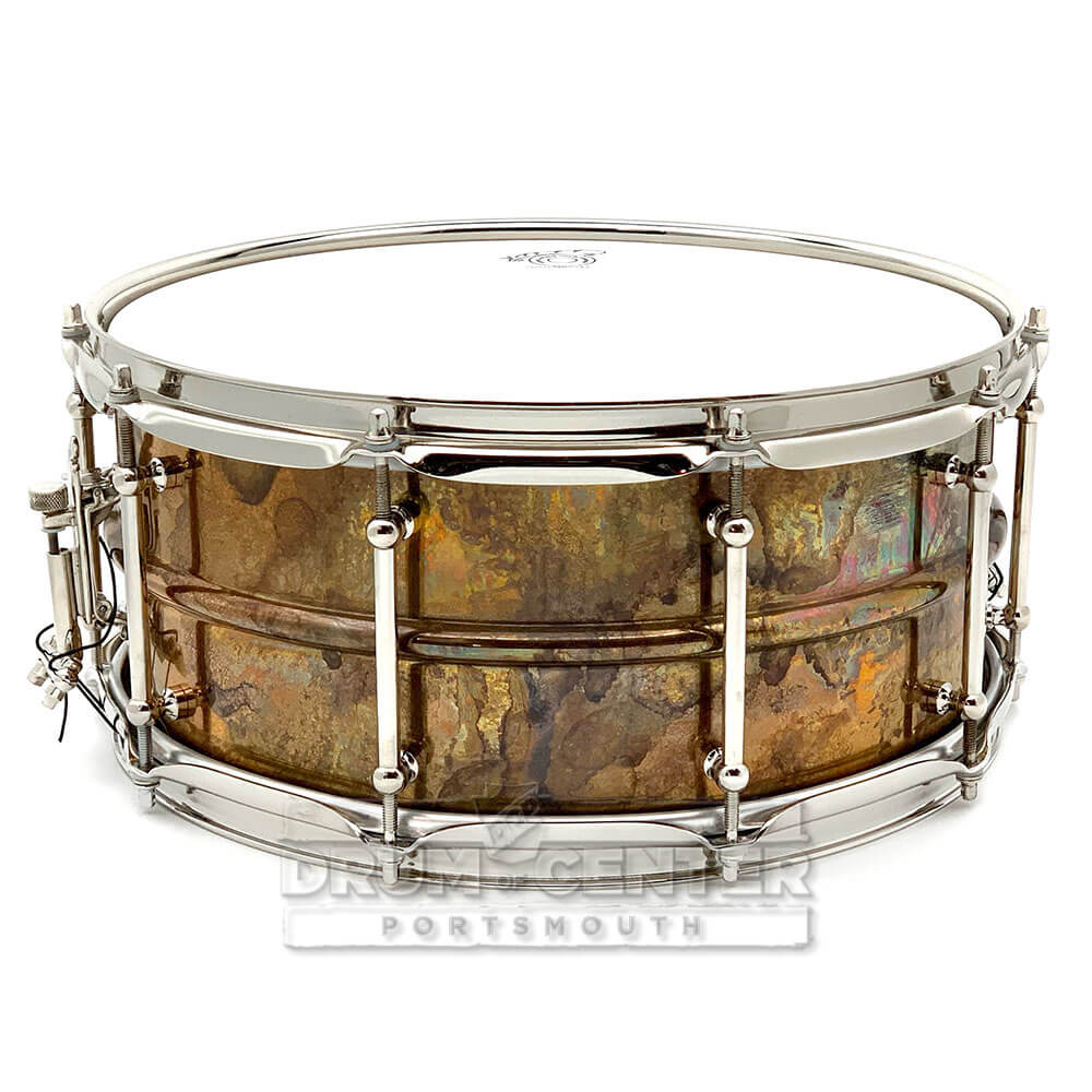 Joyful Noise Beacon Bronze Snare Drum 14x6.5 Ferric Patina