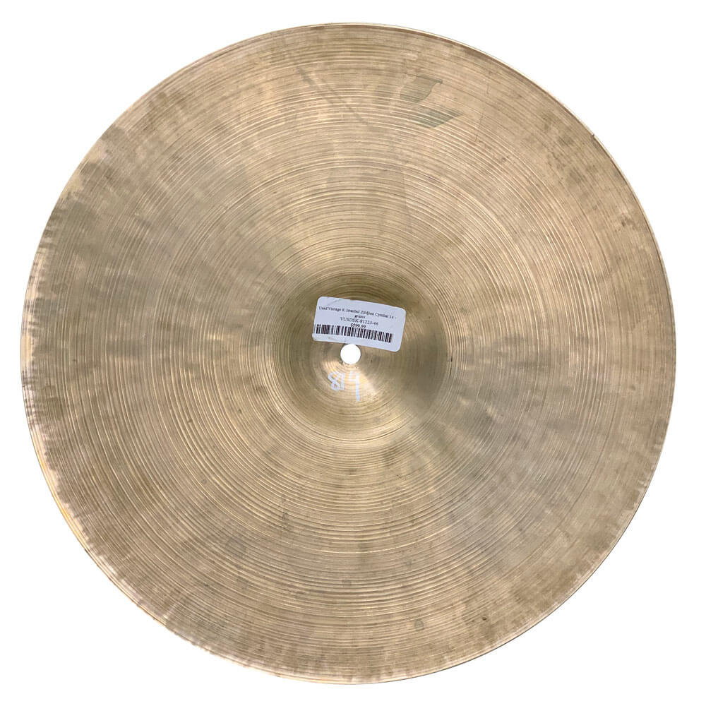 Used Vintage K Istanbul Zildjian Cymbal 14" 814 grams - Drum Center Of Portsmouth