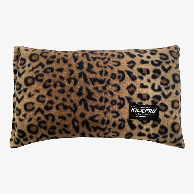 KickPro Weighted Gripping Bass Drum Pillow, Cheetah Print - Drum Center Of Portsmouth