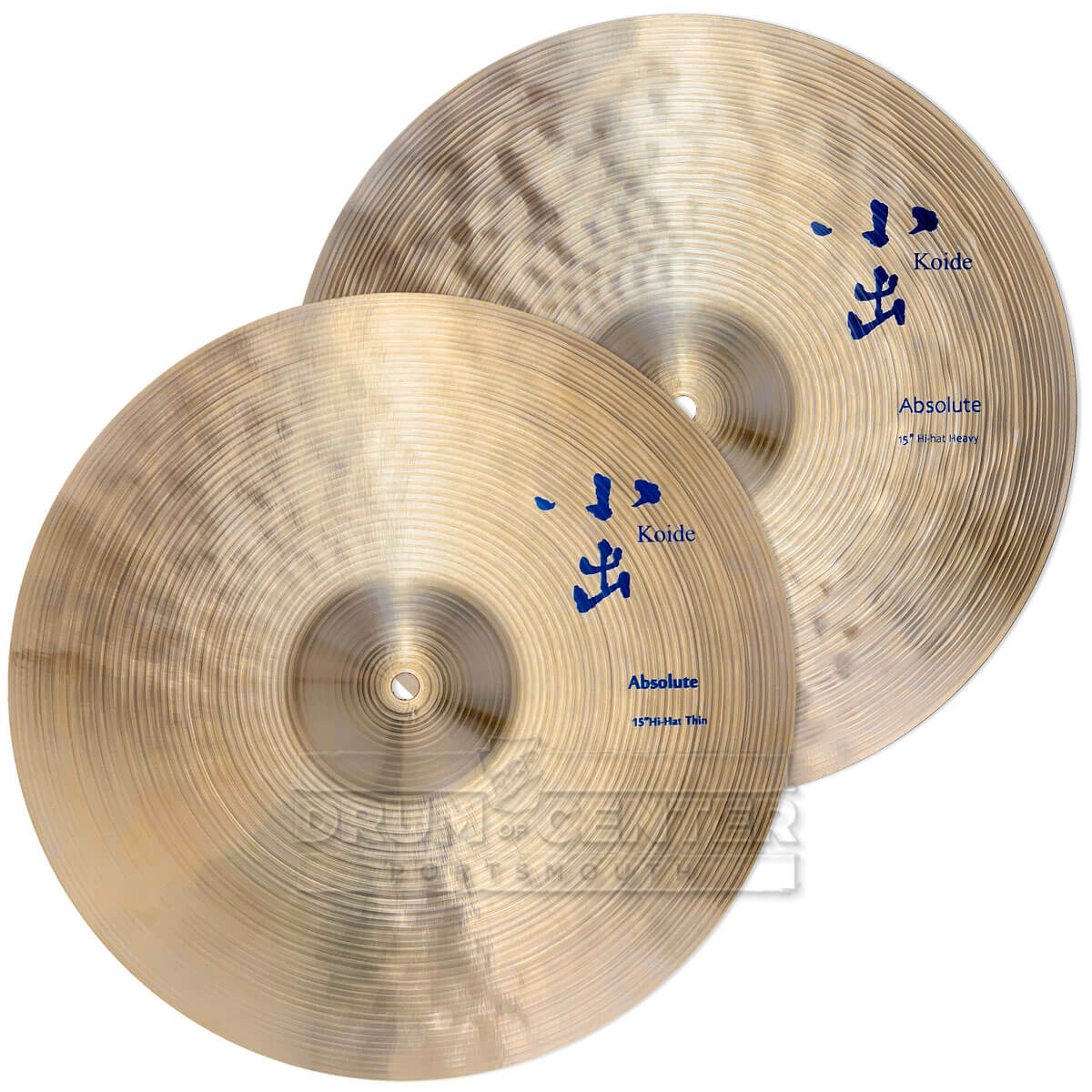 Koide Absolute Hi Hat Cymbals Thin/Heavy 15" 1 grams - Drum Center Of Portsmouth