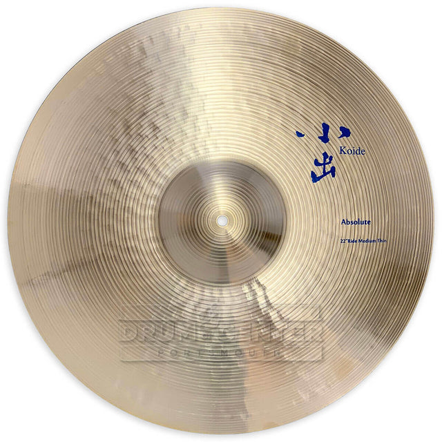 Koide Absolute Medium Thin Ride Cymbal 22" 1 grams - Drum Center Of Portsmouth